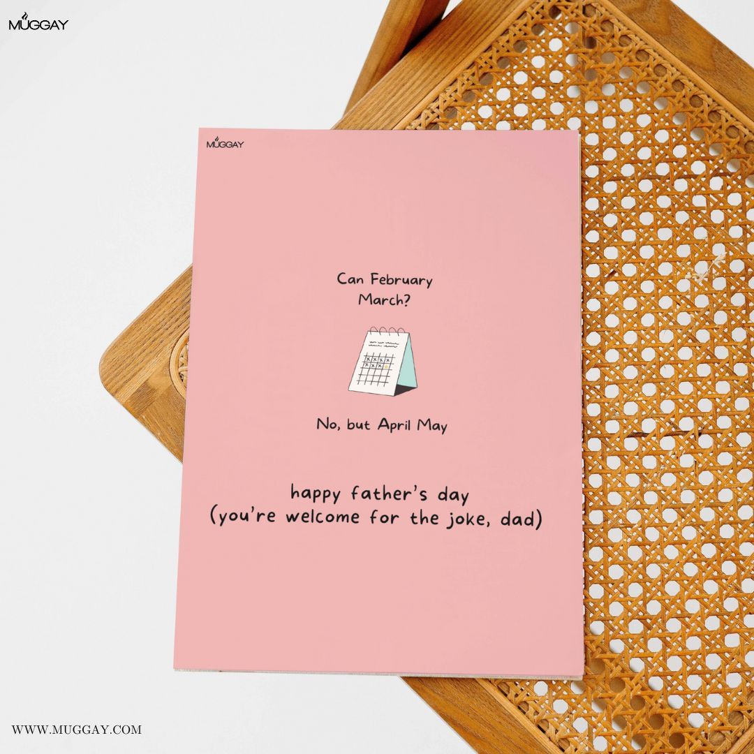 April May Funny Pun Dad Joke  | Cards for Fathers