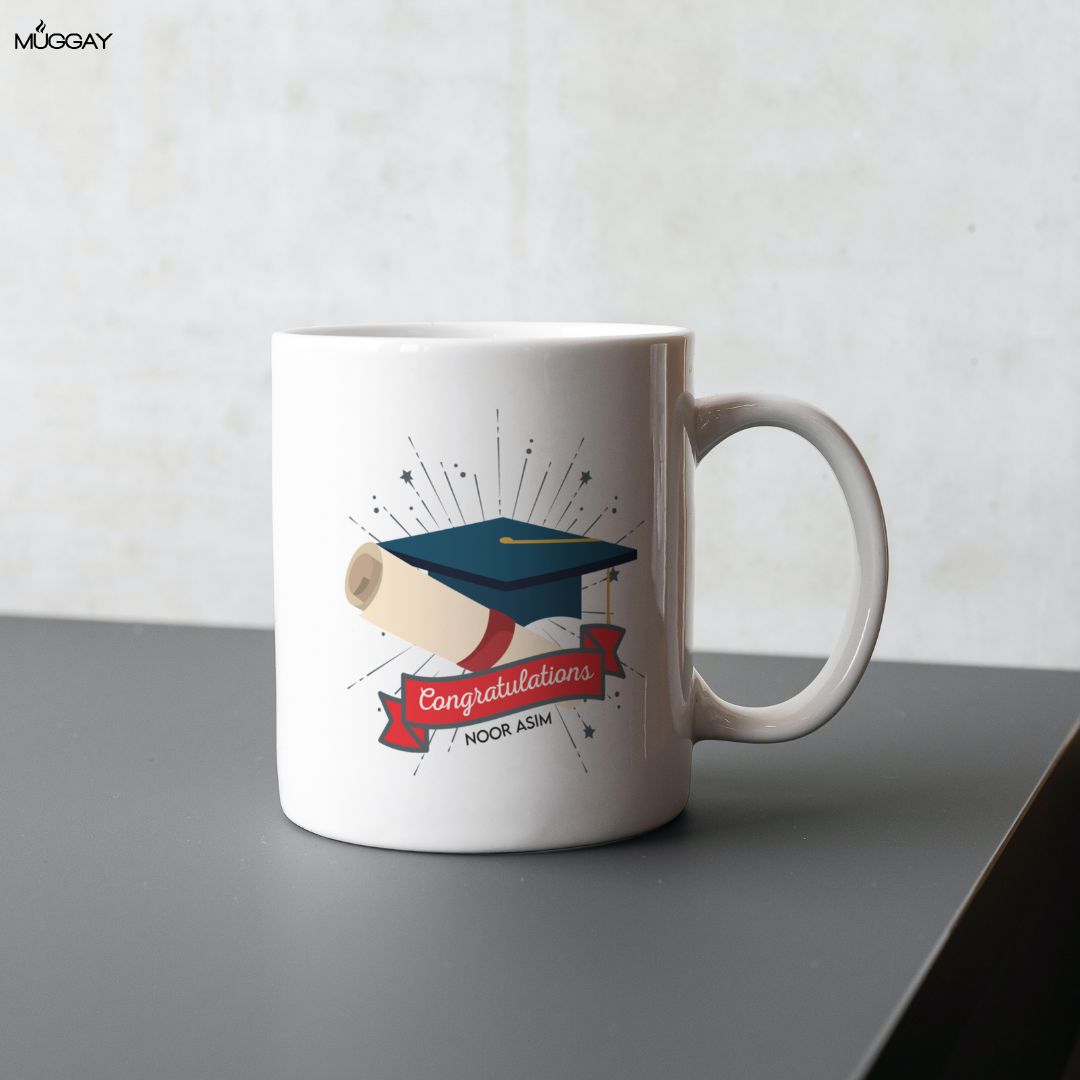 Hat & Diploma Graduation Mug