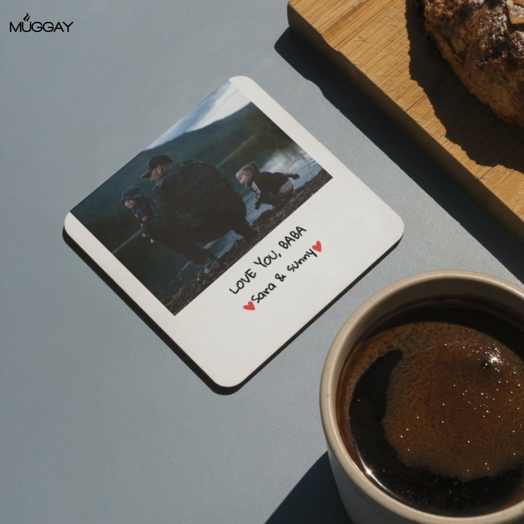 Love you Baba Customized Coaster