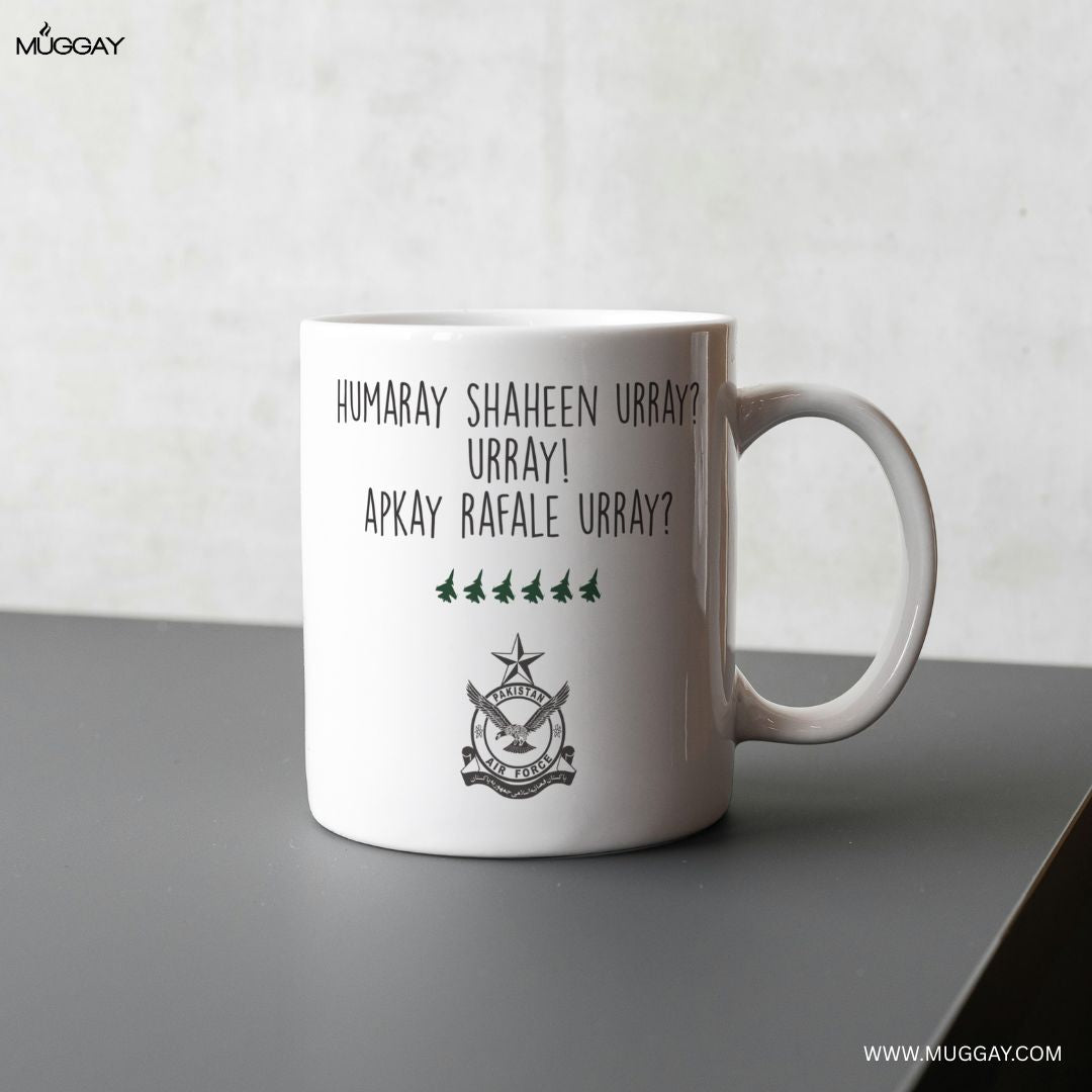 Rafale Cooked PAF Logo | Army Air Force Mug Rafale Cooked PAF Logo | Army Air Force Mug