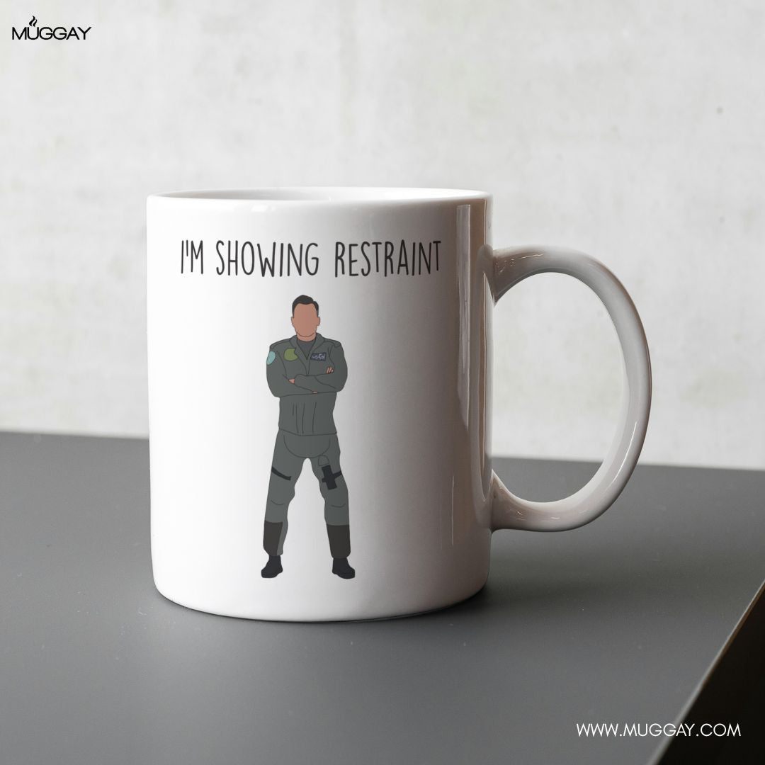 Showing Restraint | Army Air Force Mug Showing Restraint | Army Air Force Mug