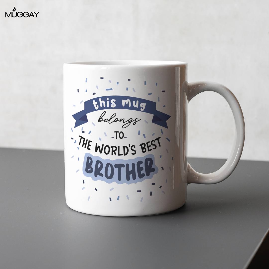 Confetti Best Brother Mug