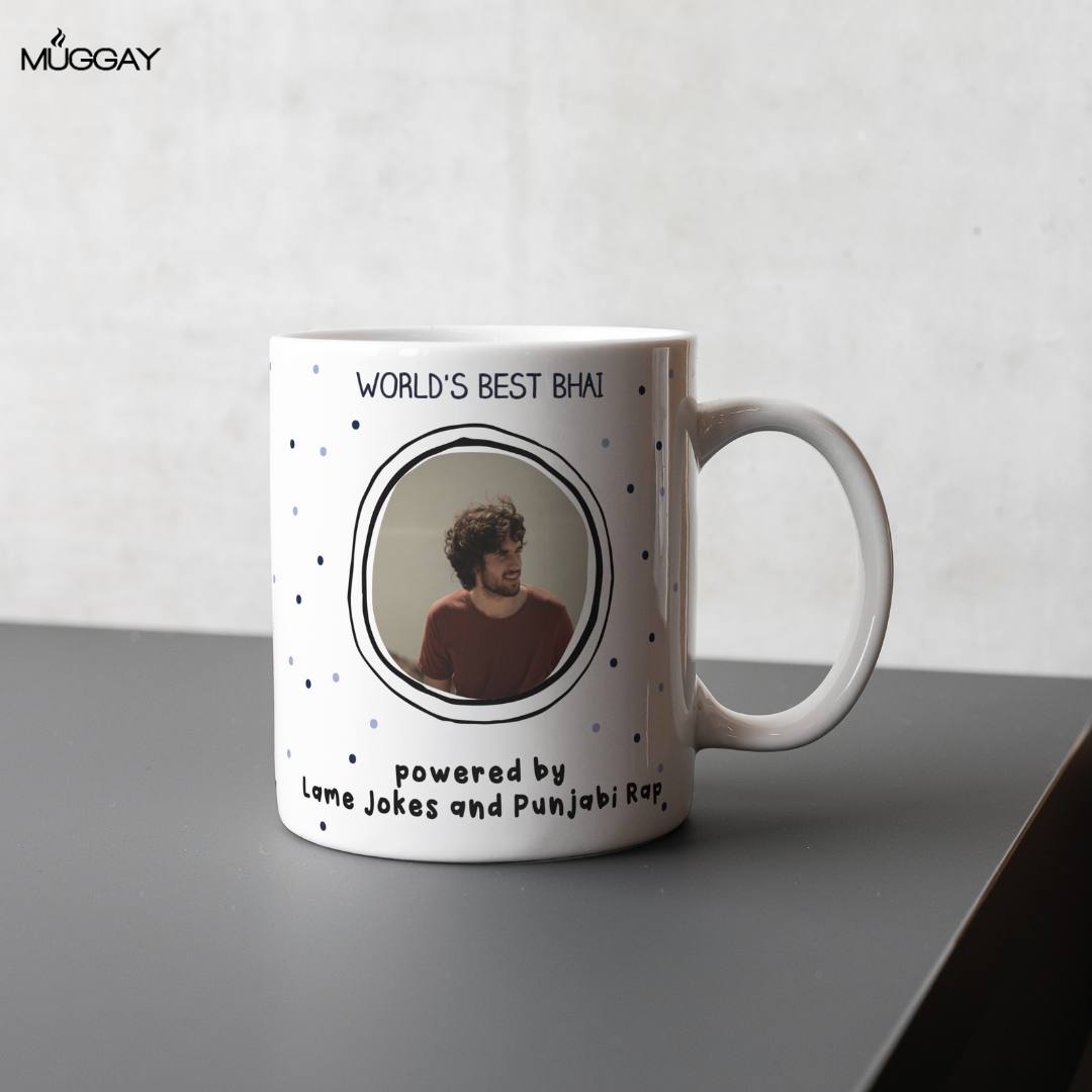 Word's Best Bhai Picture Mug Word's Best Bhai Picture Mug