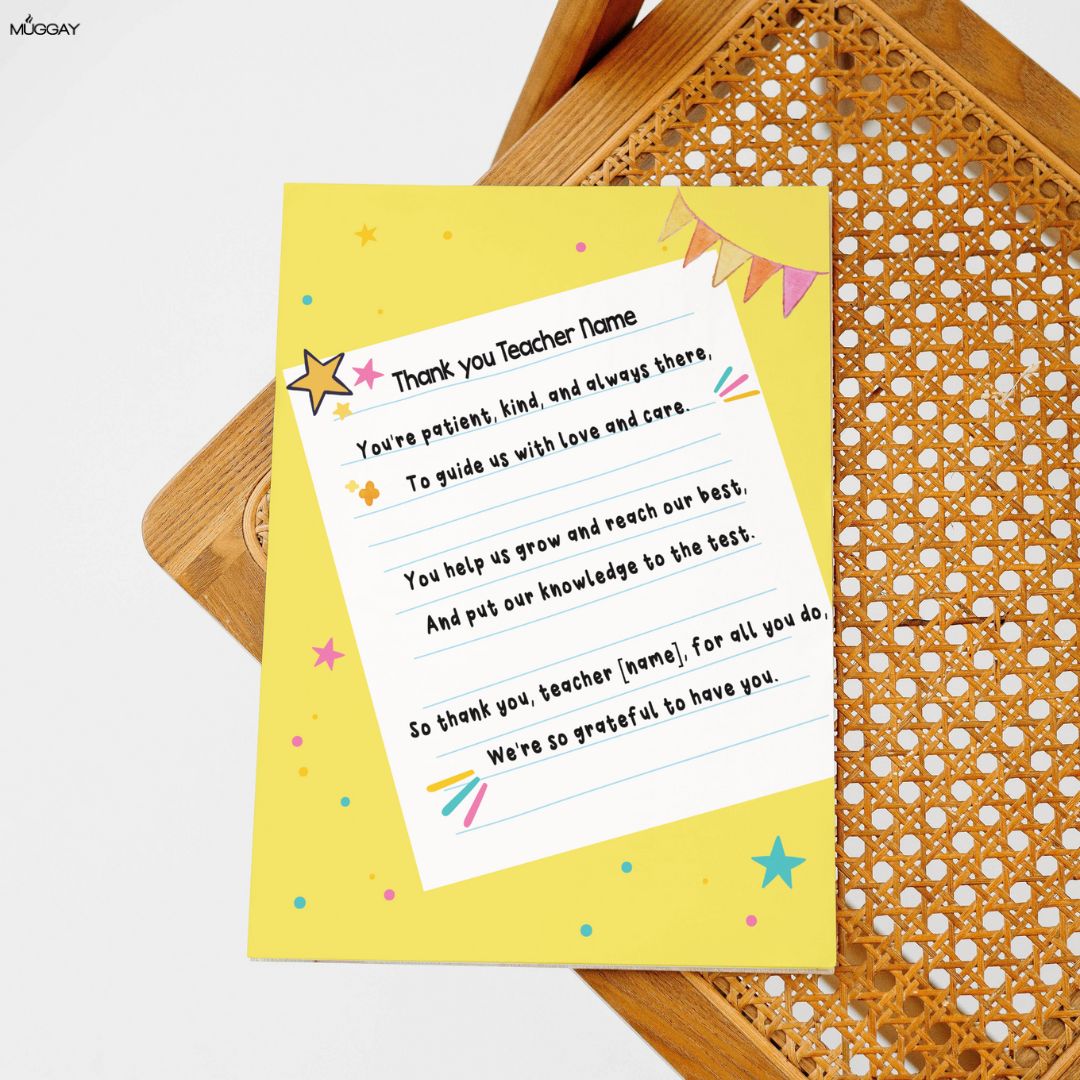 Personalized Thank You Note | Cards for Teachers
