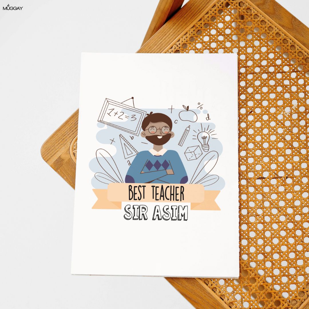 Male Maths Teacher  | Cards for Teachers