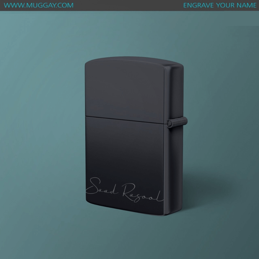 Metal Lighter-Horizontal Name