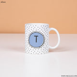 Polka Dot Alphabet Mugs | Valentines | Couples