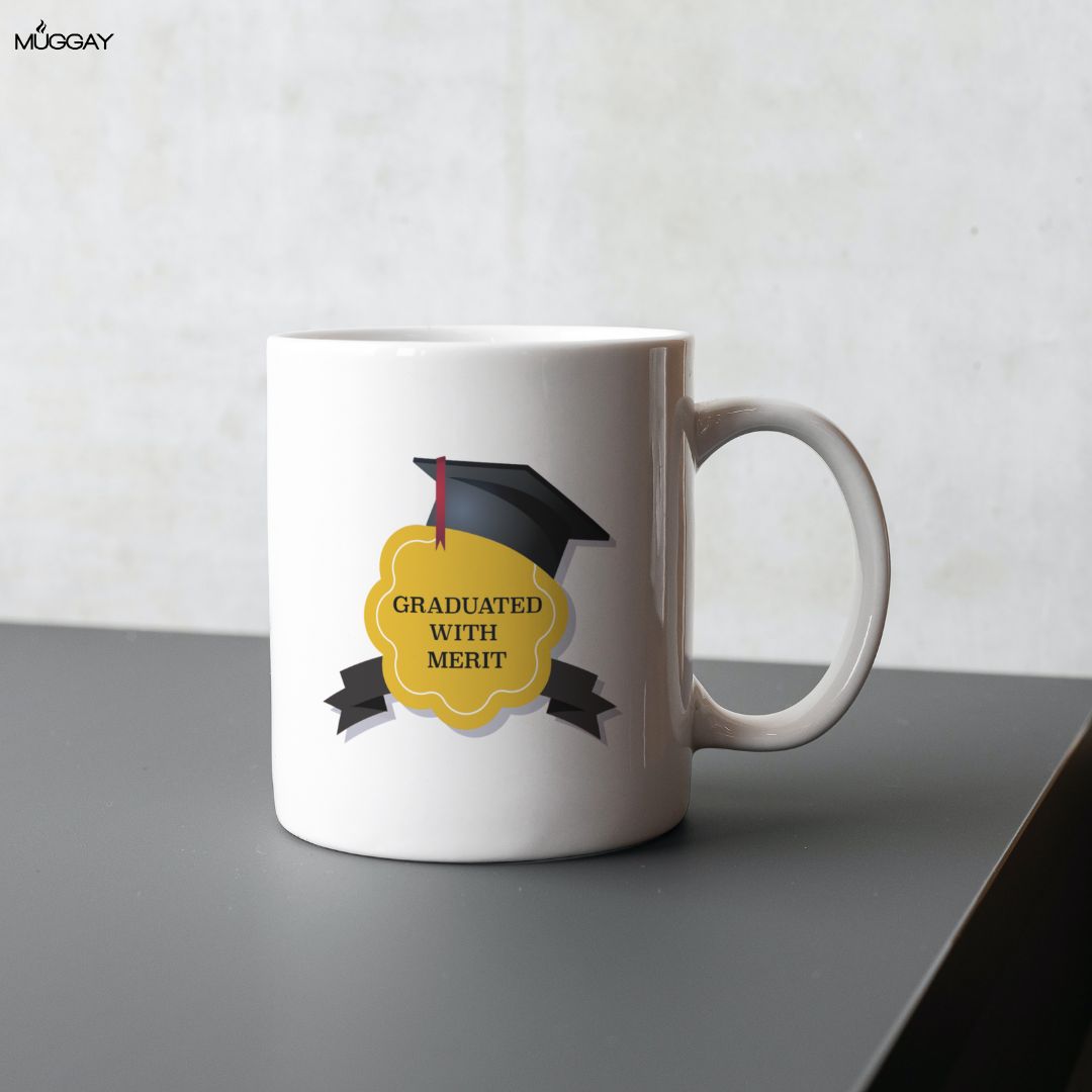 Graduated with Merit Mug
