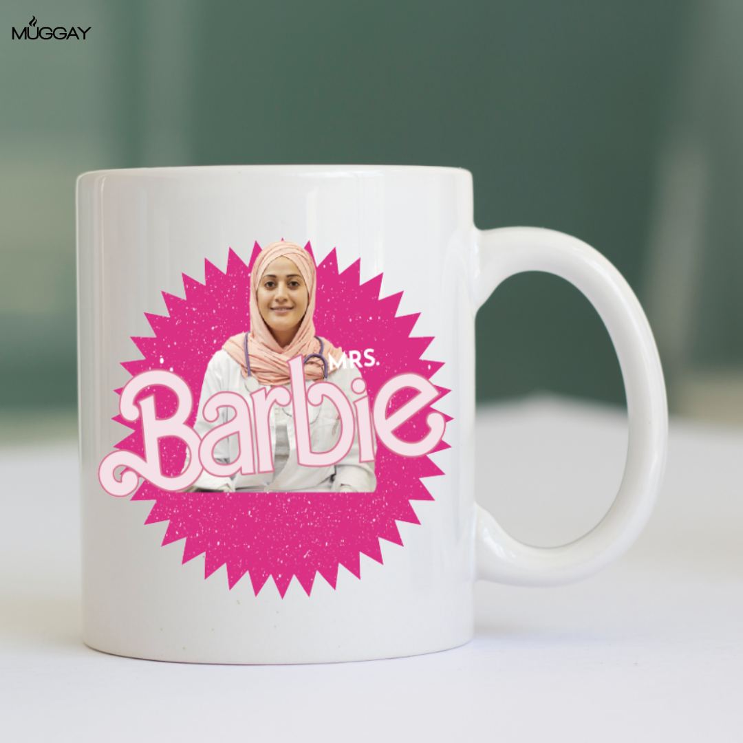 Mrs. Barbie & Mr. Ken Mugs