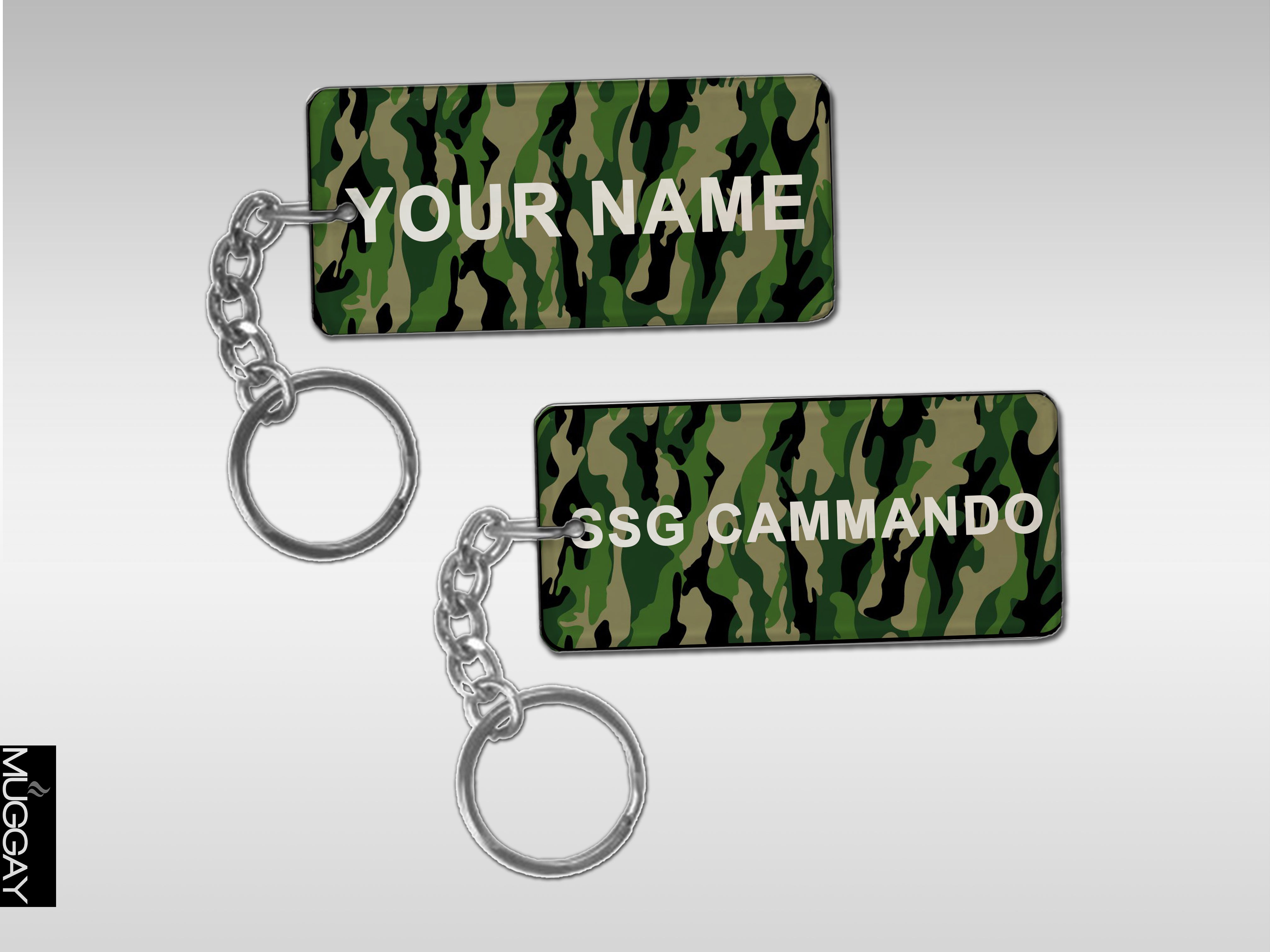 Army Key-Chains with Your Name