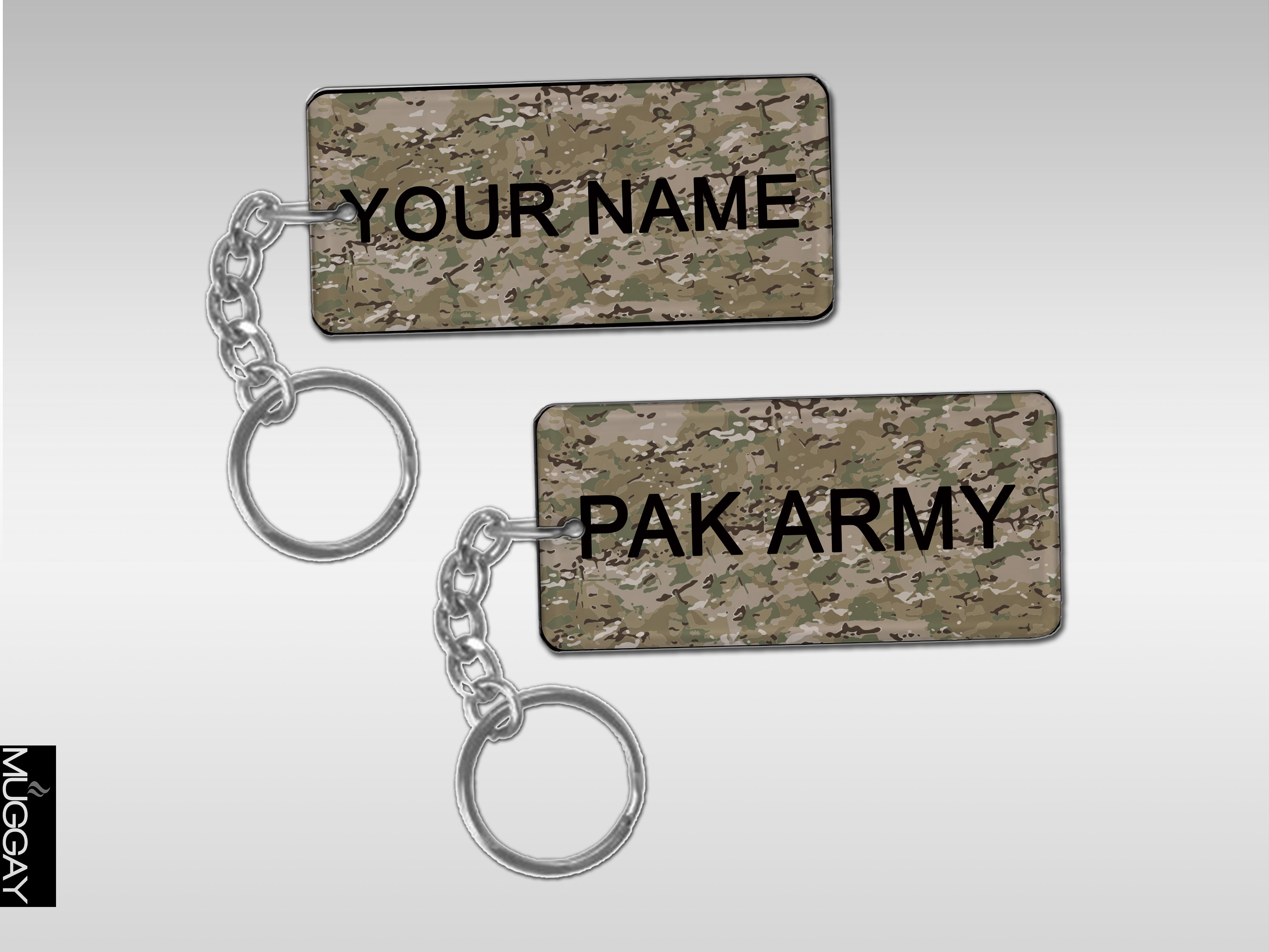 Army Key-Chains with Your Name