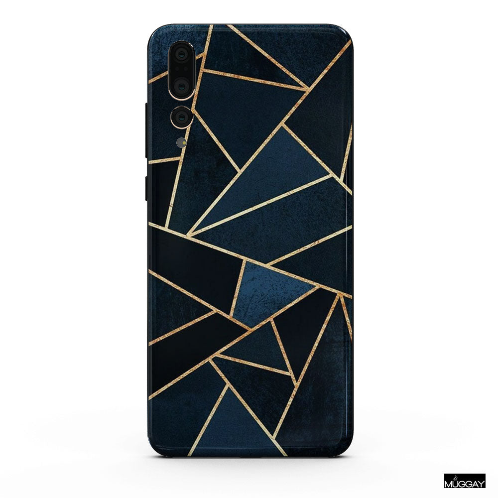 Mobile Covers - Blue gold