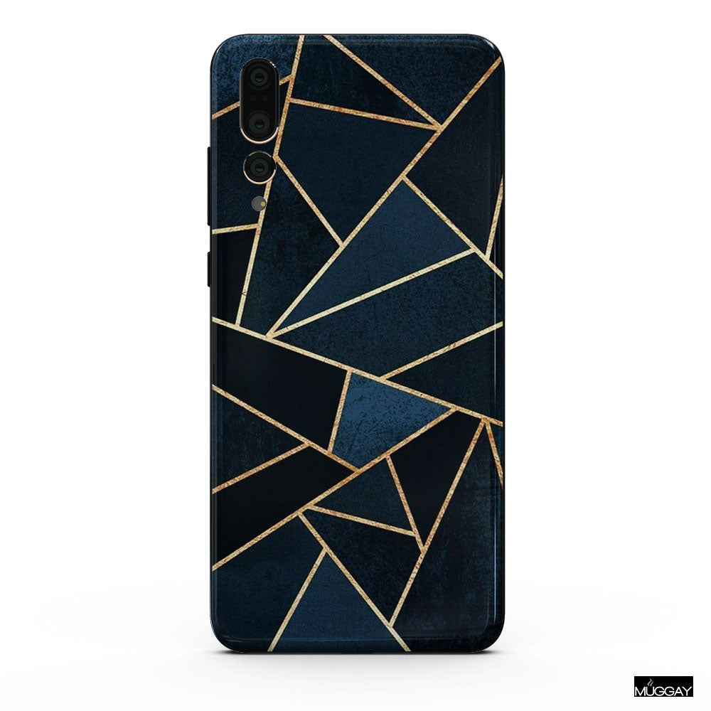Mobile Covers - Blue gold Mobile Covers - Blue gold