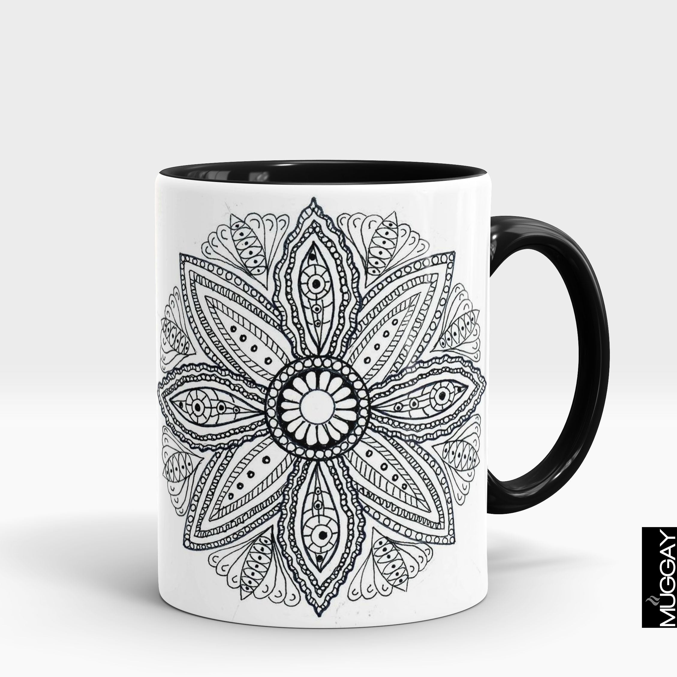 Mandala art mugs -11 Mandala art mugs -11