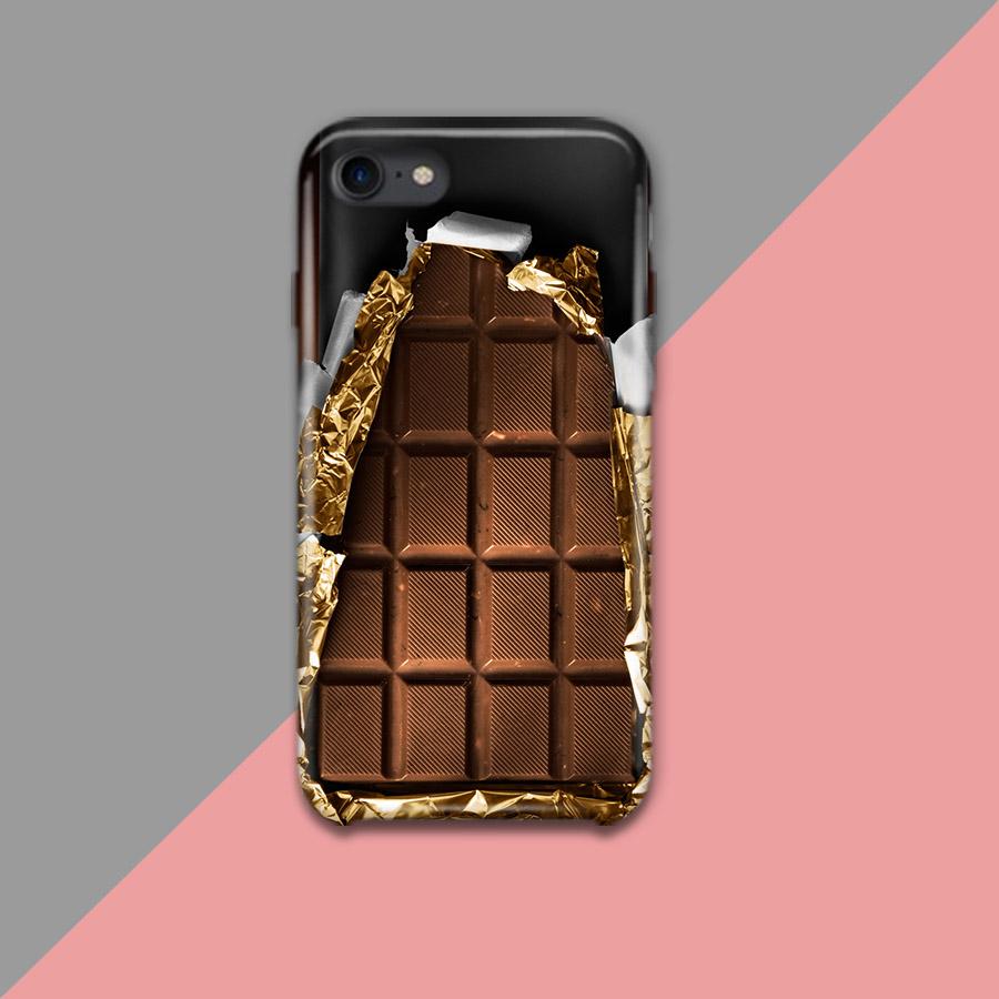 chocolate Bar Design Phone Case - Muggay.com - Mugs - Printing shop - truck Art mugs - Mug printing - Customized printing - Digital printing - Muggay