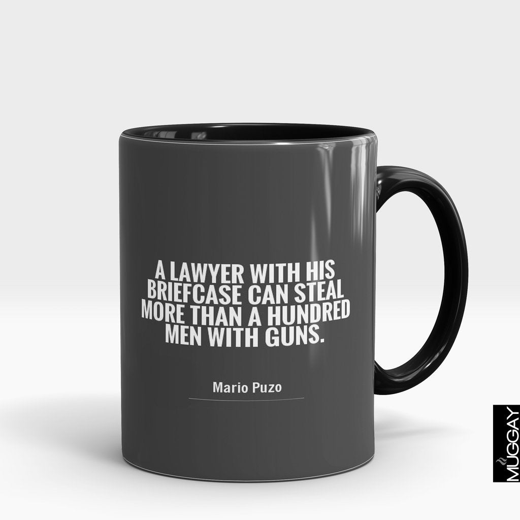 'A Lawyer with his Briefcase' Mug 'A Lawyer with his Briefcase' Mug