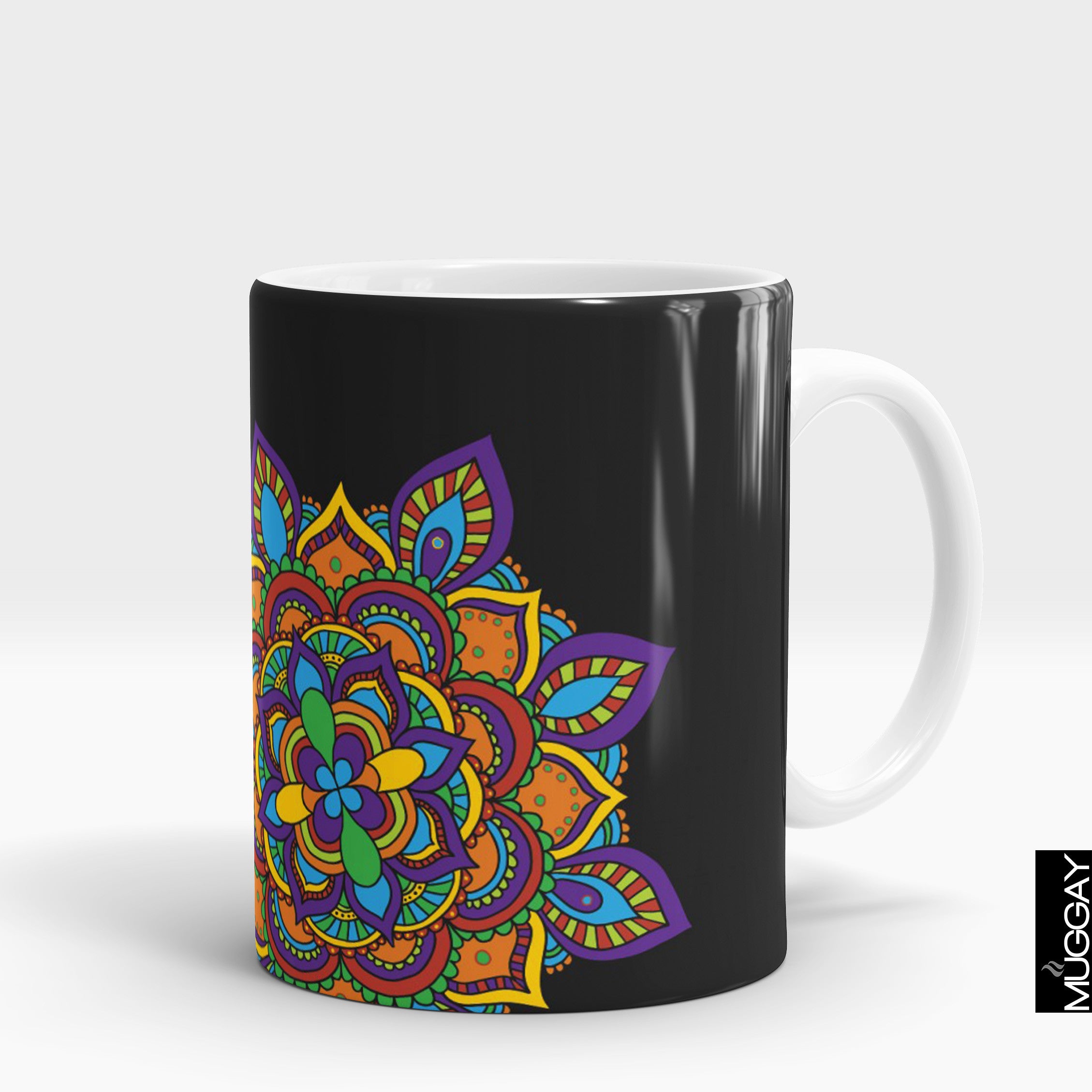 Mandala art mugs -4