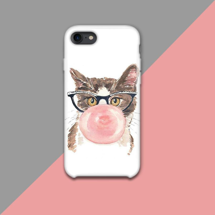 Naughty cat Design Phone Case