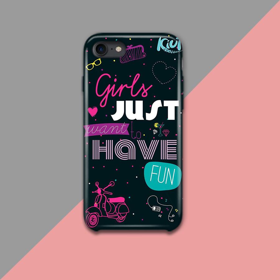 Girls Just Have Fun Design Phone Case
