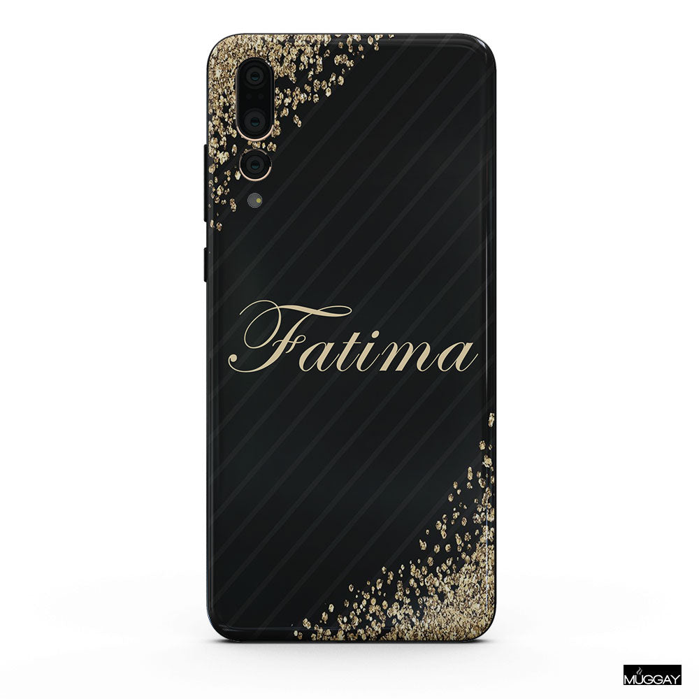 Mobile Covers - Gold edge - Add your name