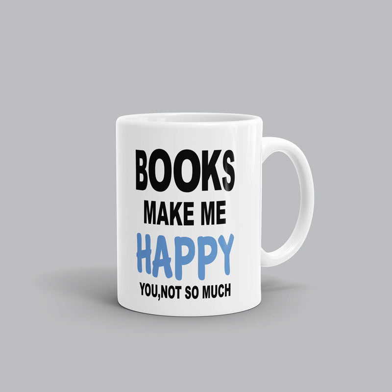 Make me happy Book Mug