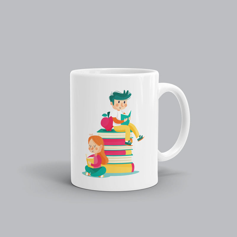 Reading Book Mug
