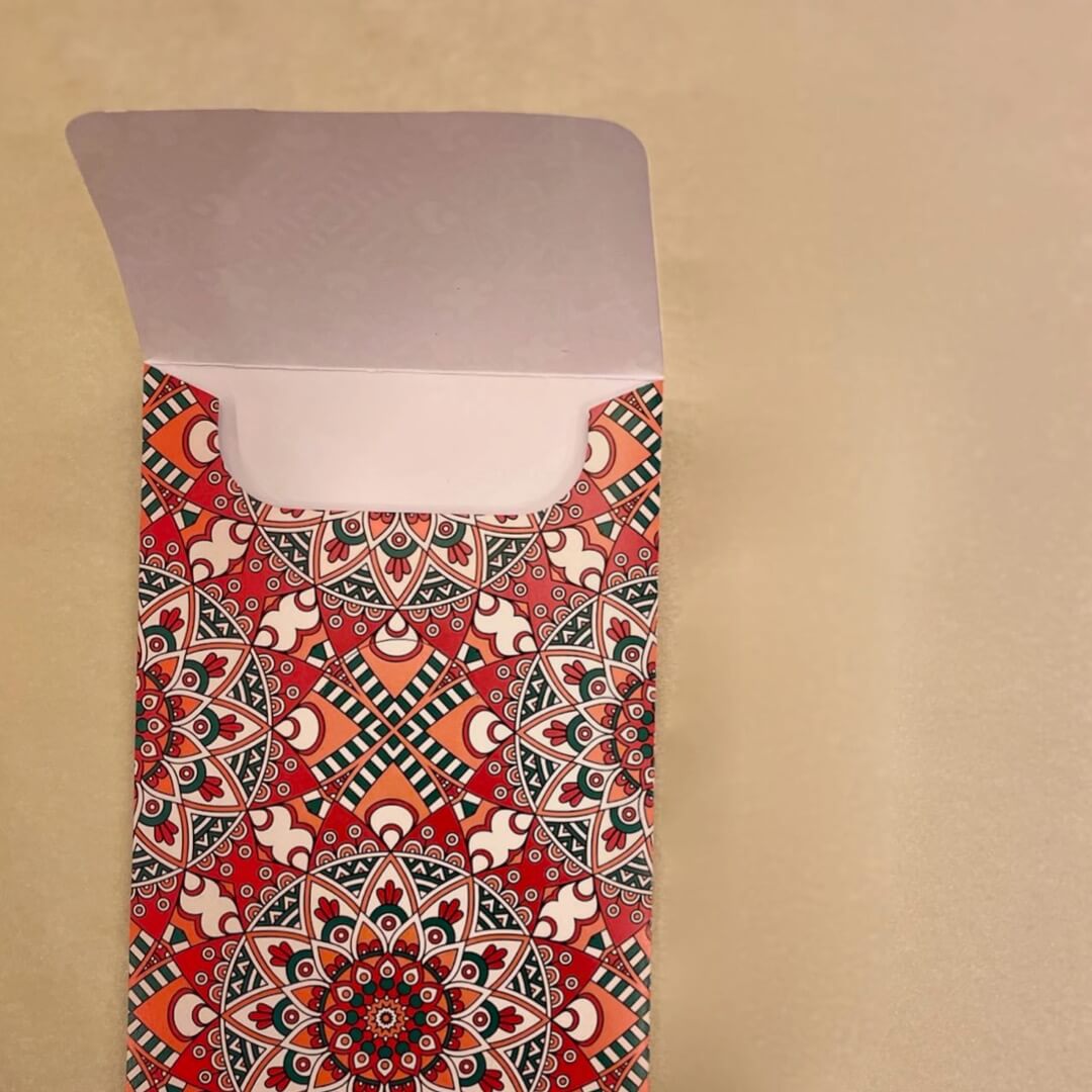 Red Mandala Eidi Envelope Red Mandala Eidi Envelope