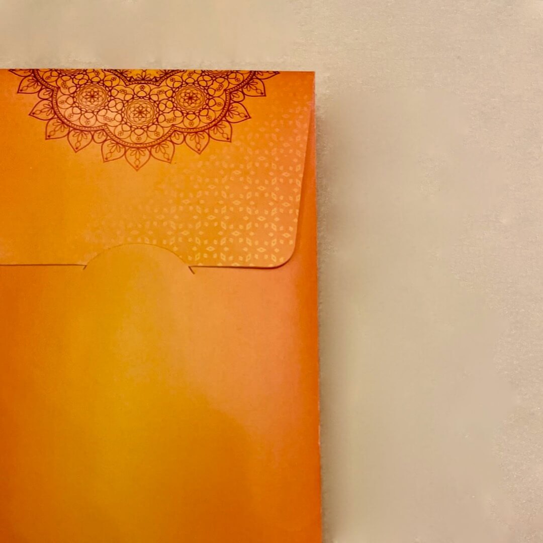 Orange Eidi Envelope Orange Eidi Envelope