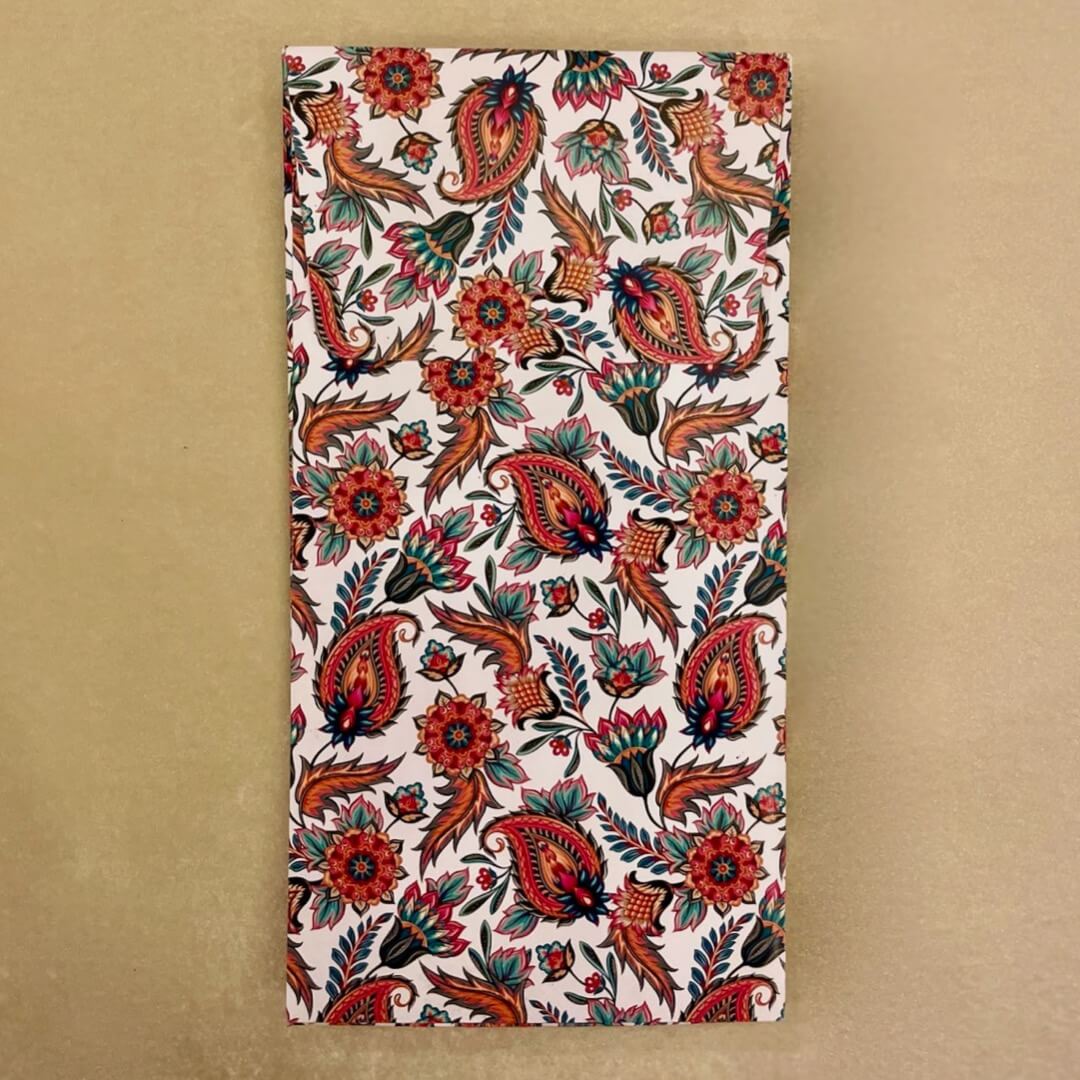 Floral Blue Patch Eidi Envelope Floral Blue Patch Eidi Envelope