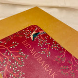 Yellow Gift Box, Pink Motif