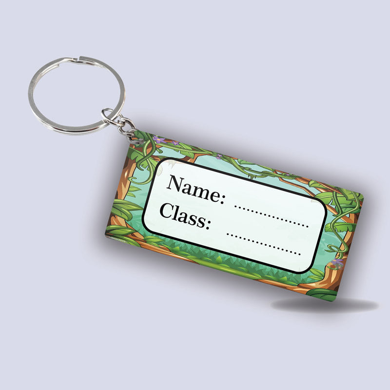 Trees image School Keychain Trees image School Keychain