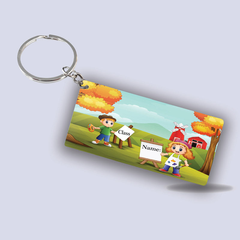 Boy & Girl's boards School Keychain Boy & Girl's boards School Keychain