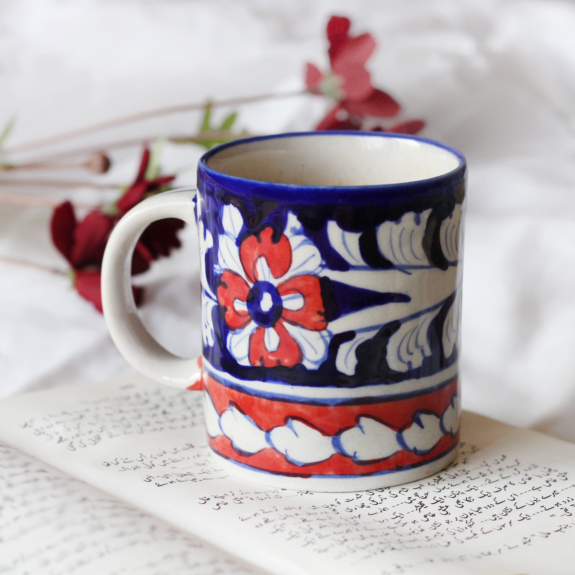 Red Flower, Red Border