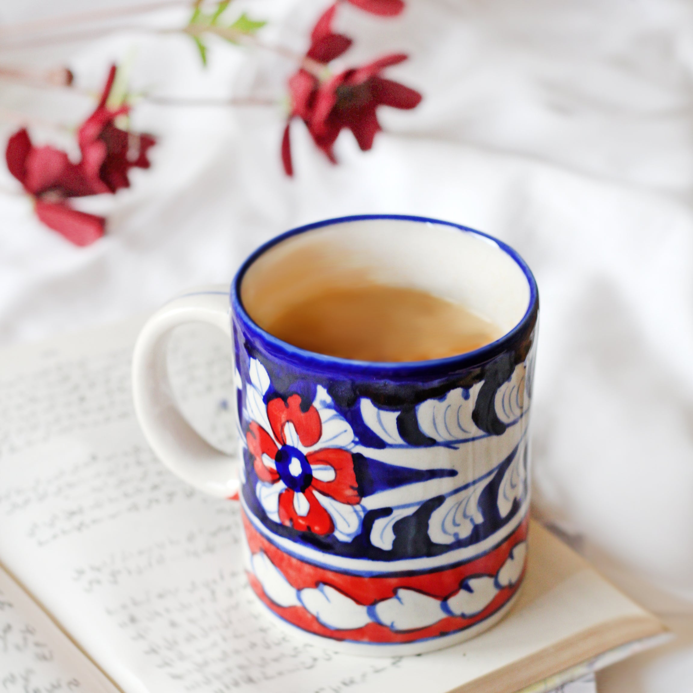 Red Flower, Red Border