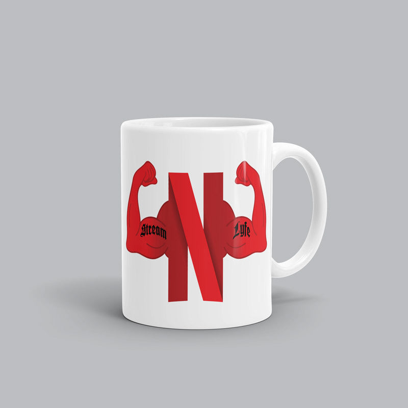 Stream Lyfe Muscles Netflix Mug Stream Lyfe Muscles Netflix Mug