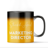Orange Magic name and Permanent Designation Magic Mug