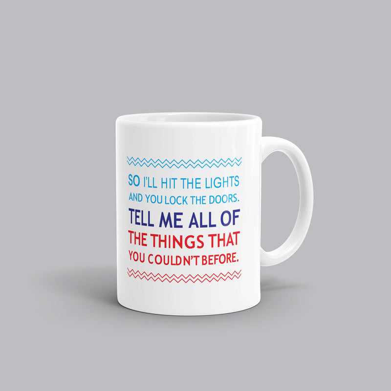 Tell me all the things Song mug