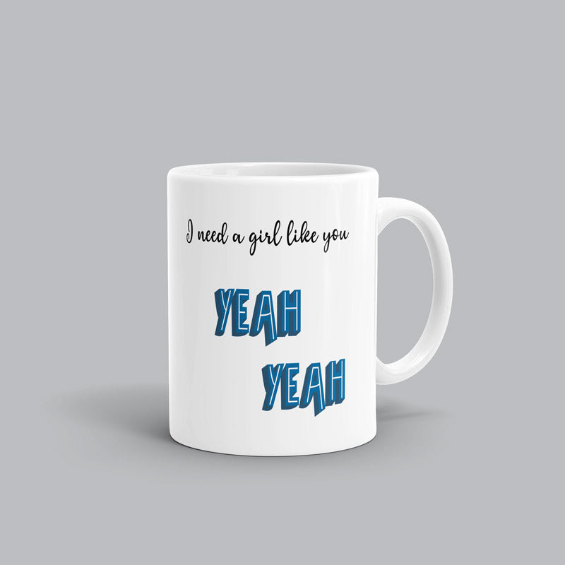 A girl like you Song mug