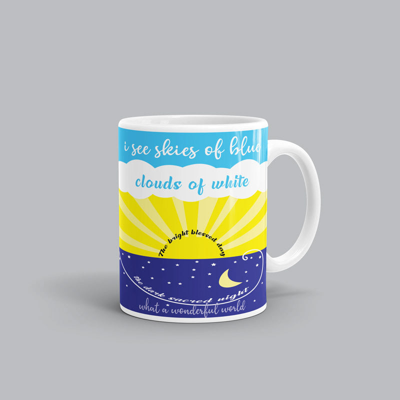 What a wonderful world Song mug