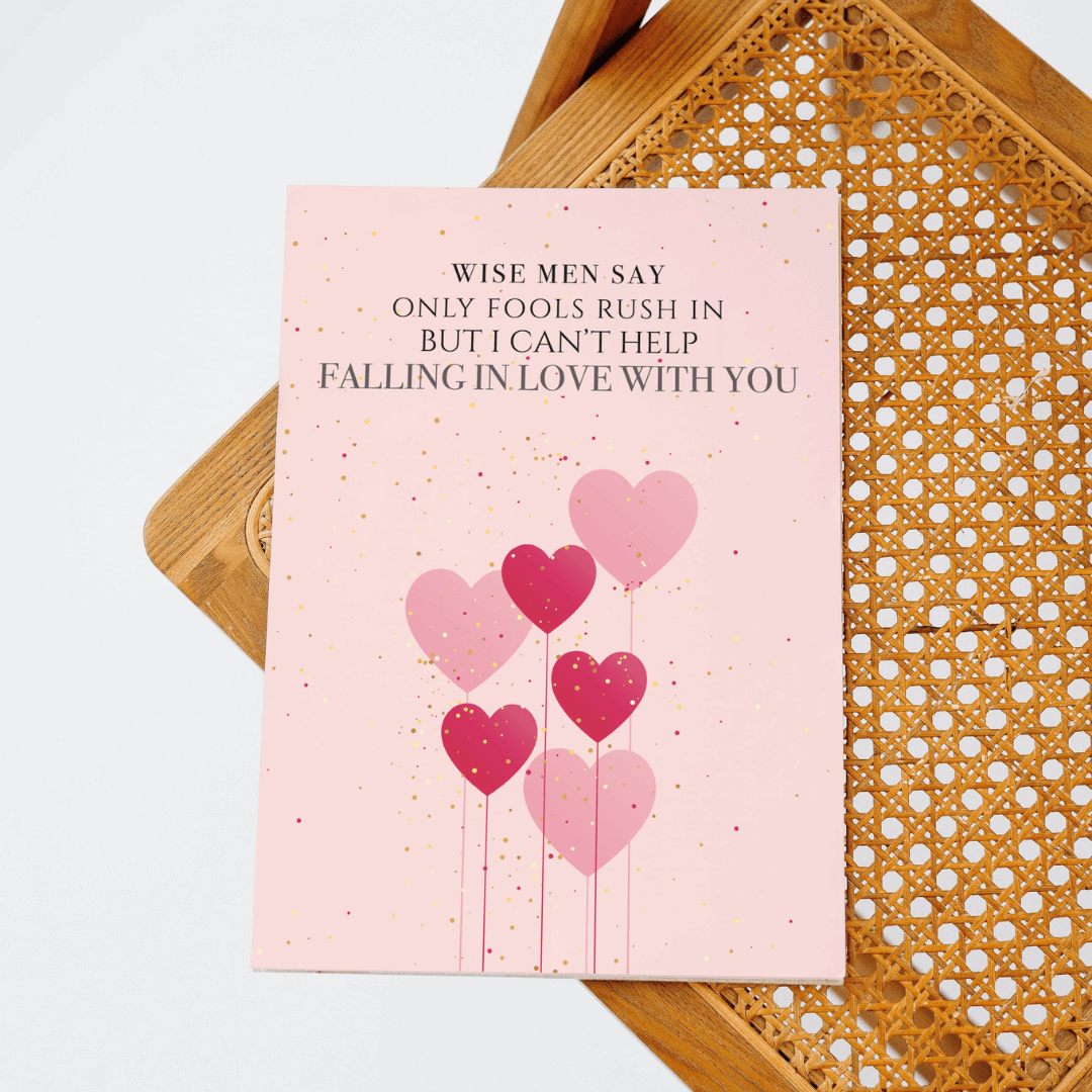 Falling in Love with You  | Valentine's | Couples Cards