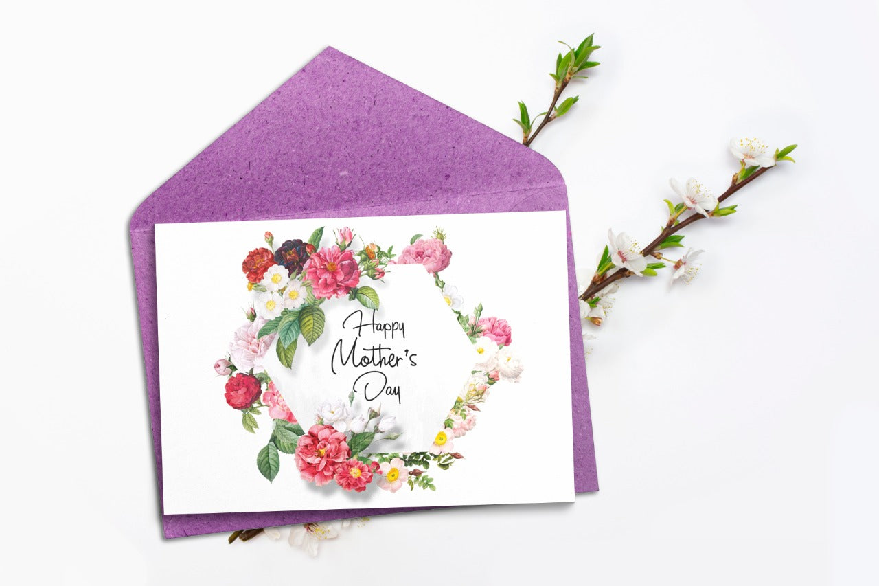 Floral Happy Mother's Day Card