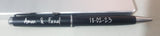 Matte metal pen - add your name / Nikkah date
