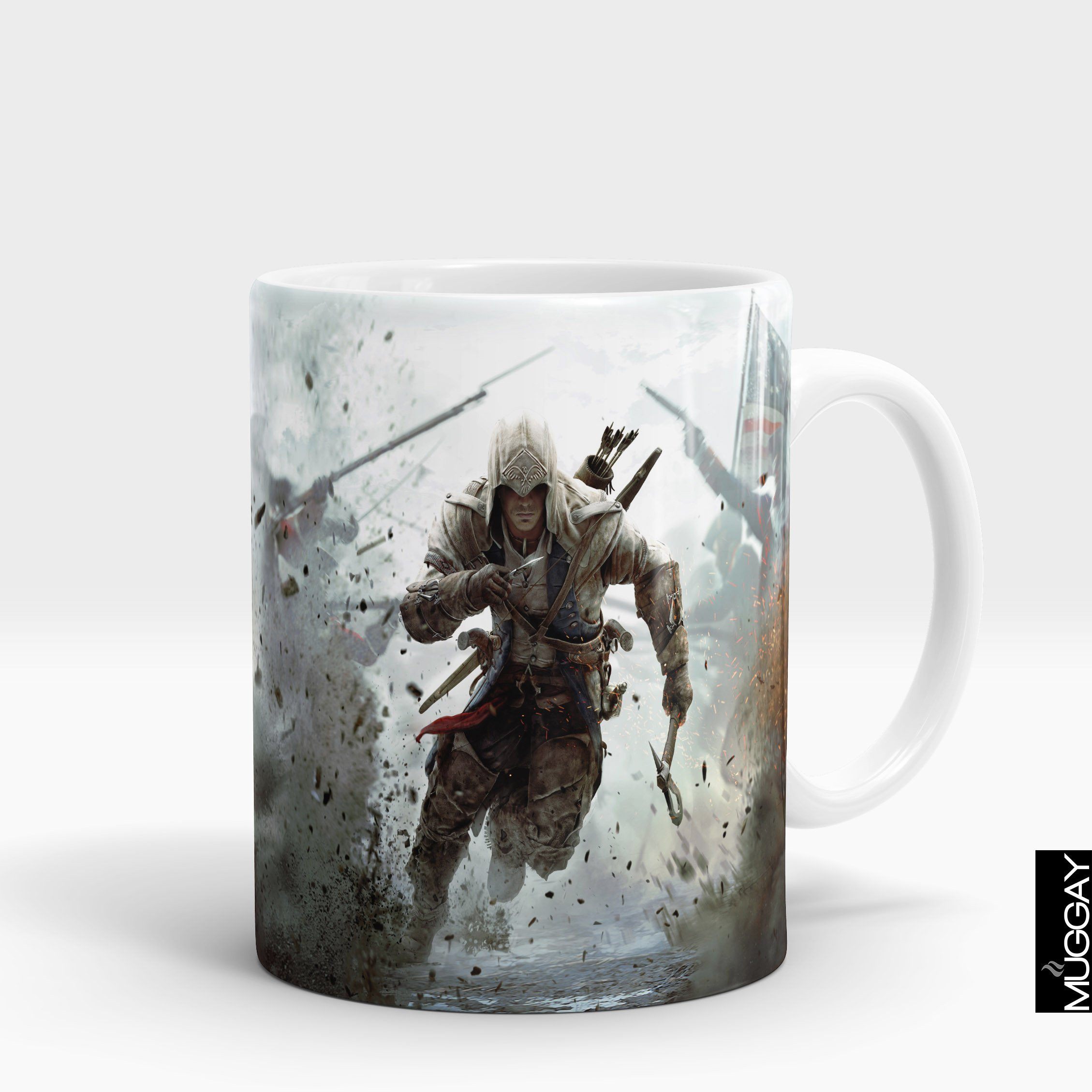 Assasins creed mugs - ac1 Assassins Creed Muggay.com white