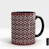 Ajrak Mug - aj1 Ajrak Muggay.com black