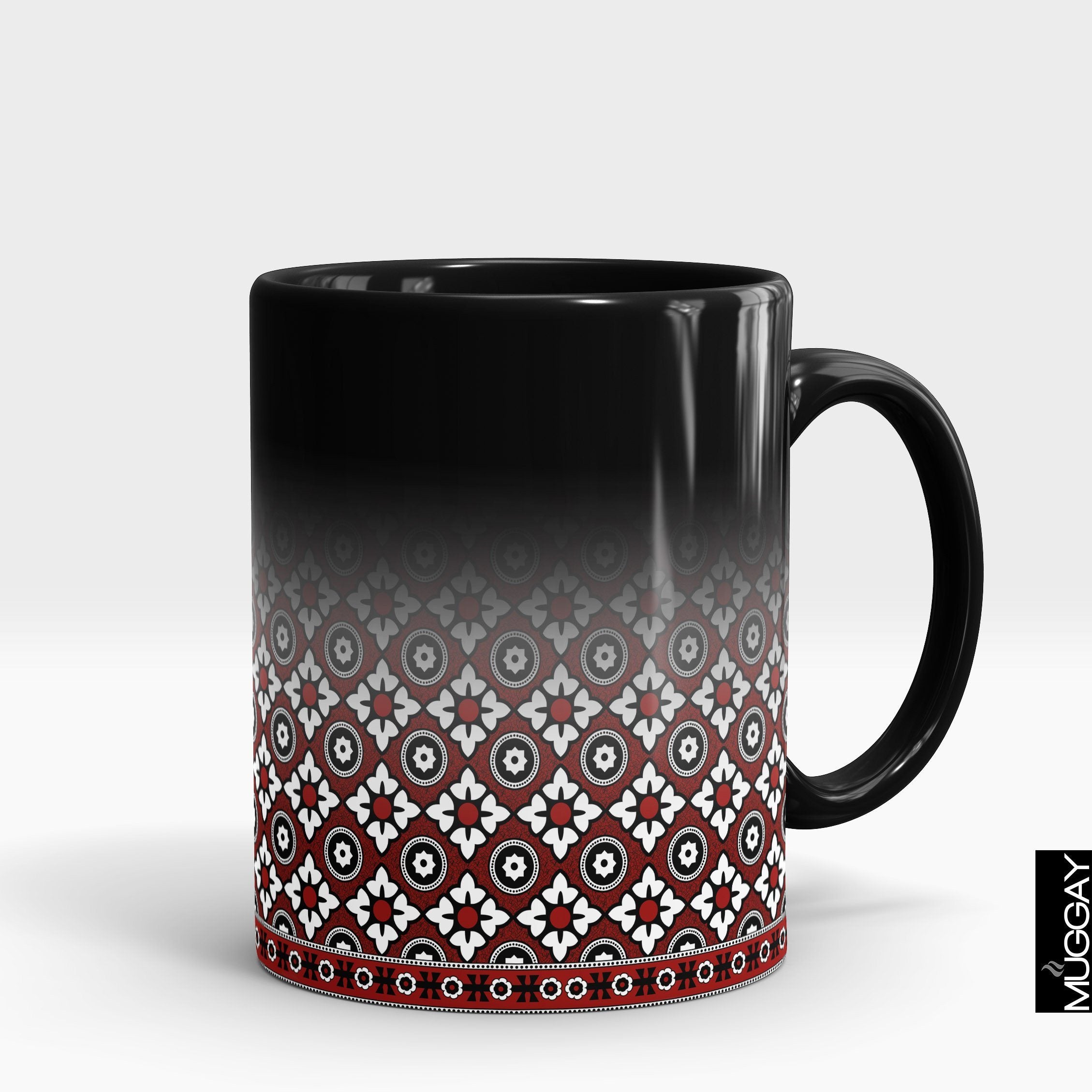 Ajrak Mug - aj1 Ajrak Muggay.com white 