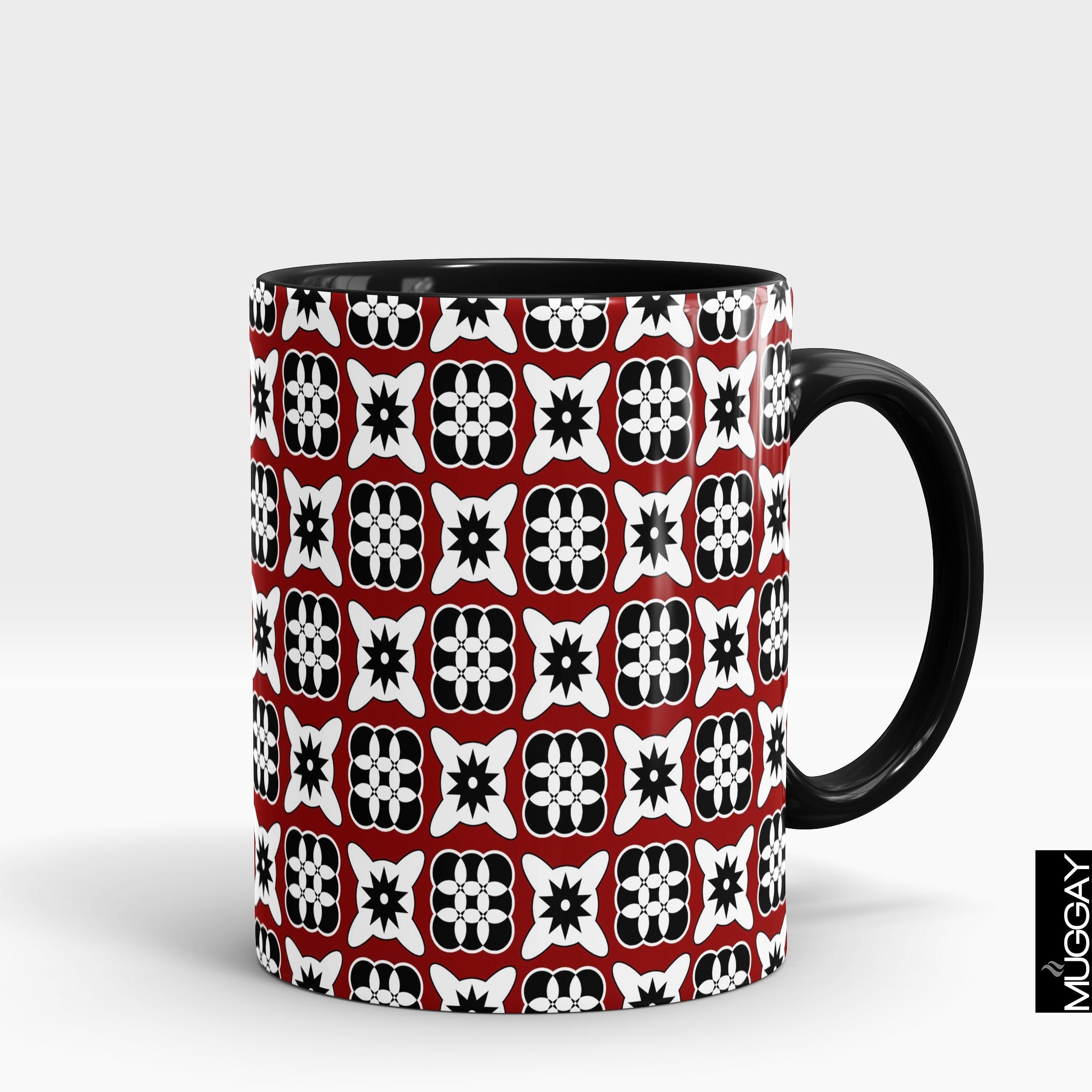 Ajrak Mug - aj2 Ajrak Muggay.com black  Ajrak Mug - aj2 Ajrak Muggay.com black