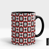 Ajrak Mug - aj2 Ajrak Muggay.com black