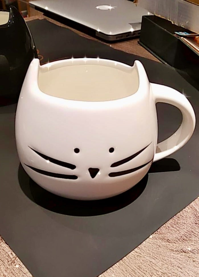 Cat Mug White Cat Mug White