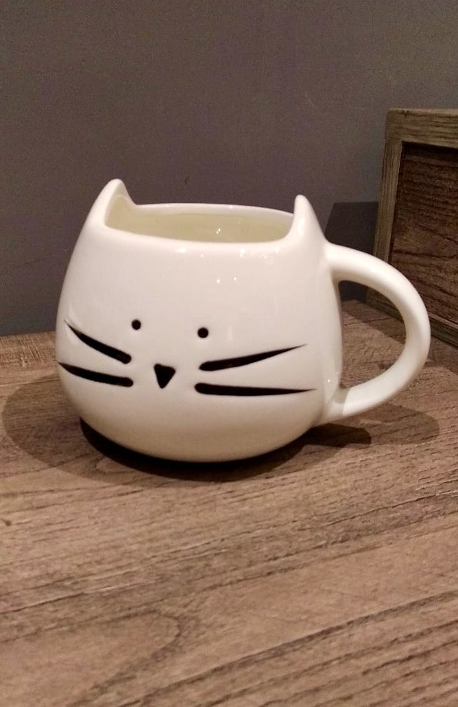 Cat Mug White Cat Mug White