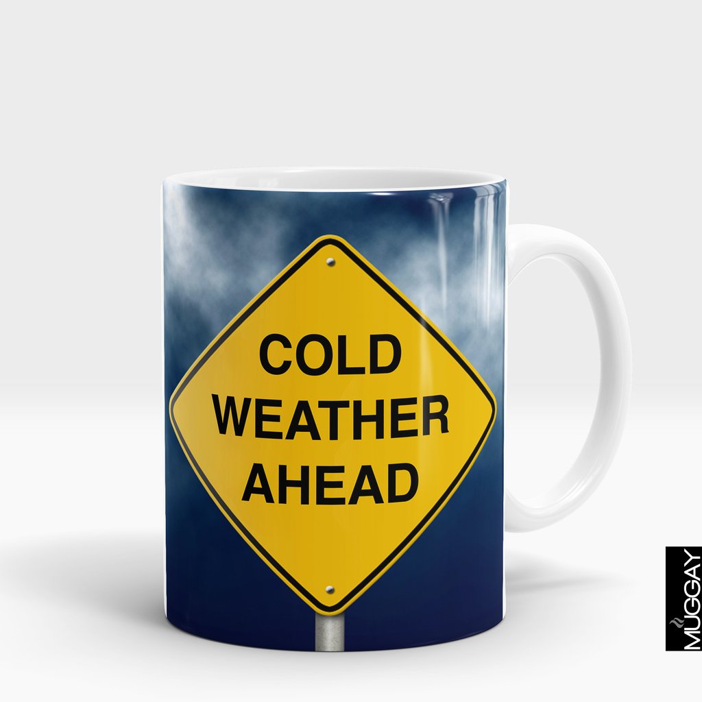 'Cold Weather Ahead' Winter Mug